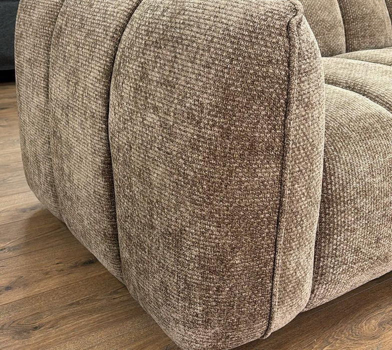 Mayfair 3 Seater & 2 Seater in Mocha fabric