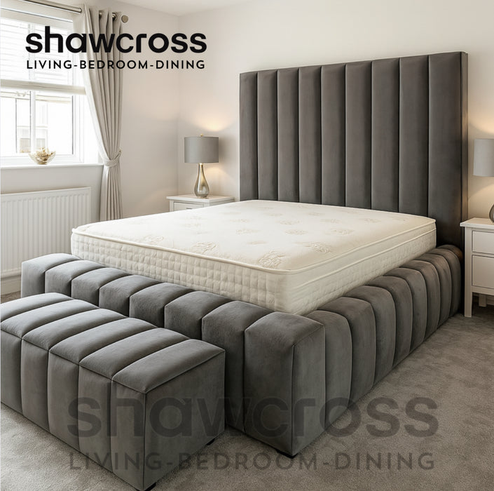 Ambassador Luxury Fabric Bed Frame - Various Sizes