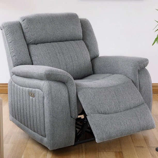 Linden Fabric Recliner 1 Seater electric armchair