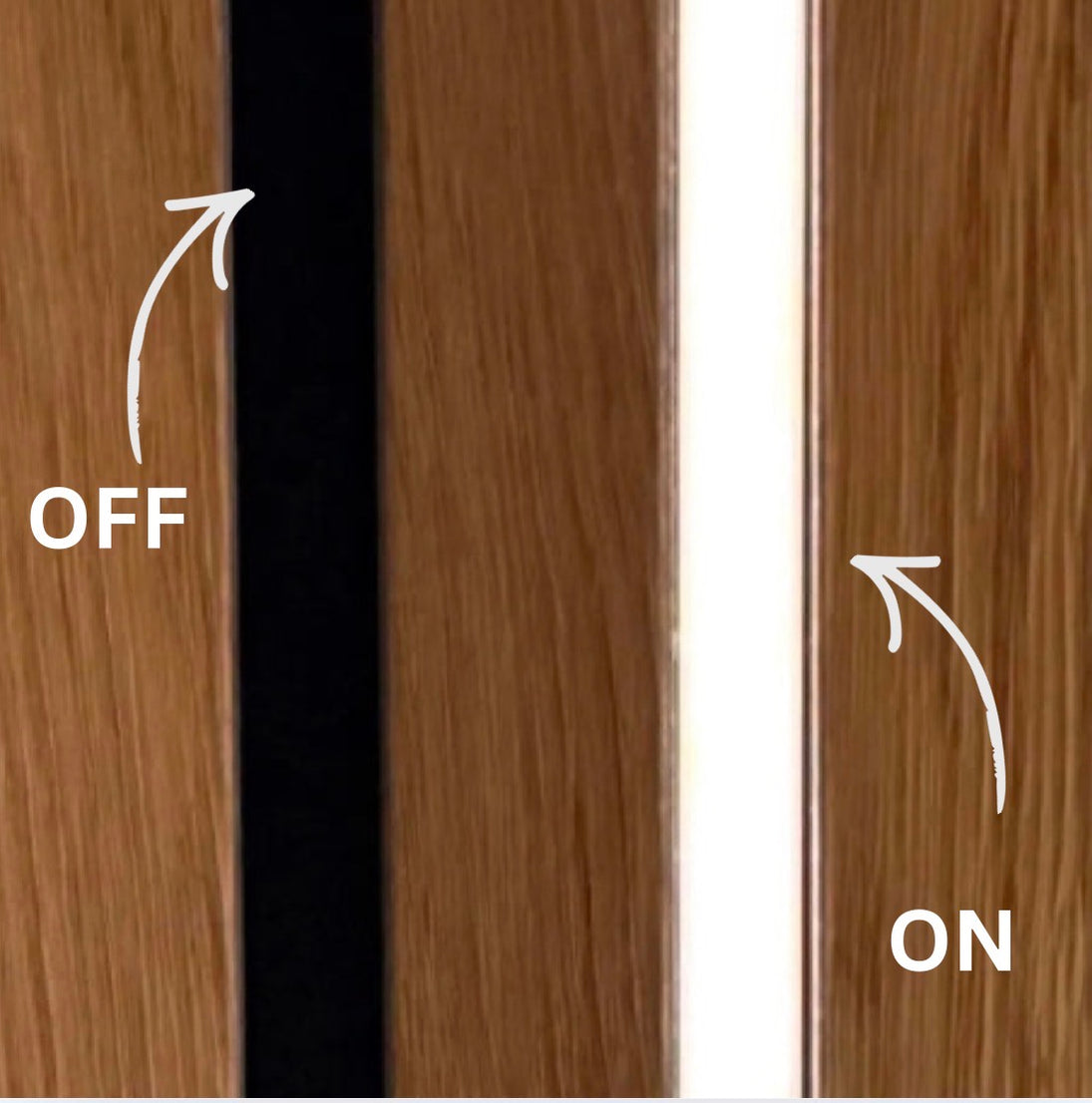 Envy™️ 6 Strip Acoustic panel L.E.D lights