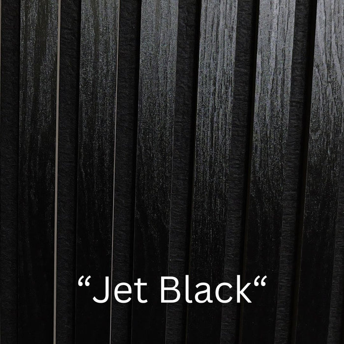 Acoustic Premium slatted wooden felt back wall Panels 2400mm x 600mm