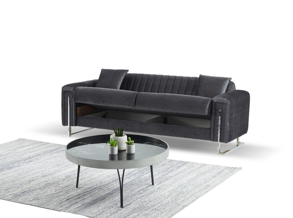 Aurora 3&2 plush velvet sofa bed set