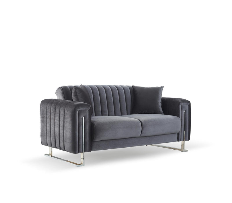 Aurora 3&2 plush velvet sofa bed set