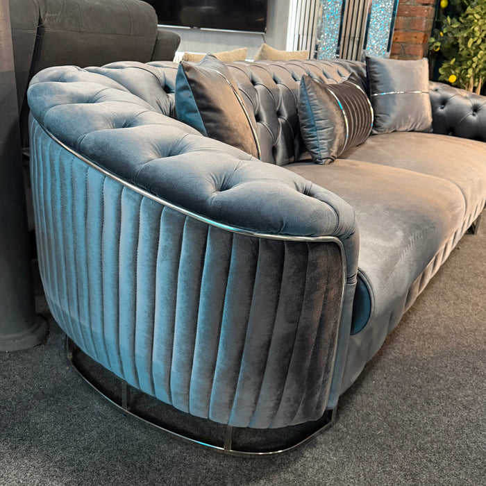 Calcutta 3 Seater in plush velvet sofa