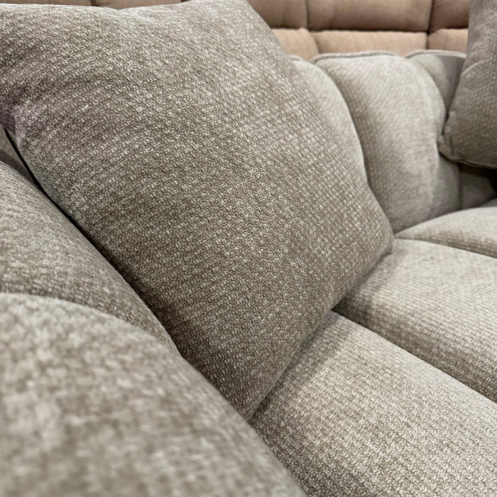 Pumpkin 3 Seater & 2 Seater in oatmeal fabric