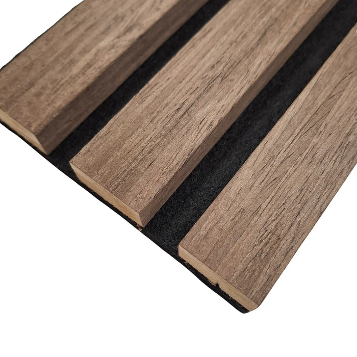 Acoustic Premier 3 Sided wooden wall Panel 2400mm x 640mm x 21mm - Multiple Colours