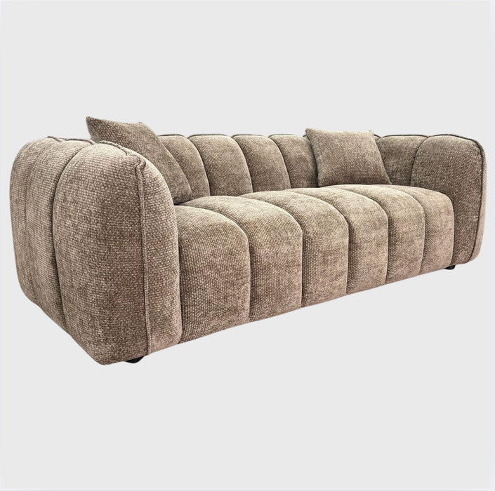 Mayfair 3 Seater & 2 Seater in Mocha fabric
