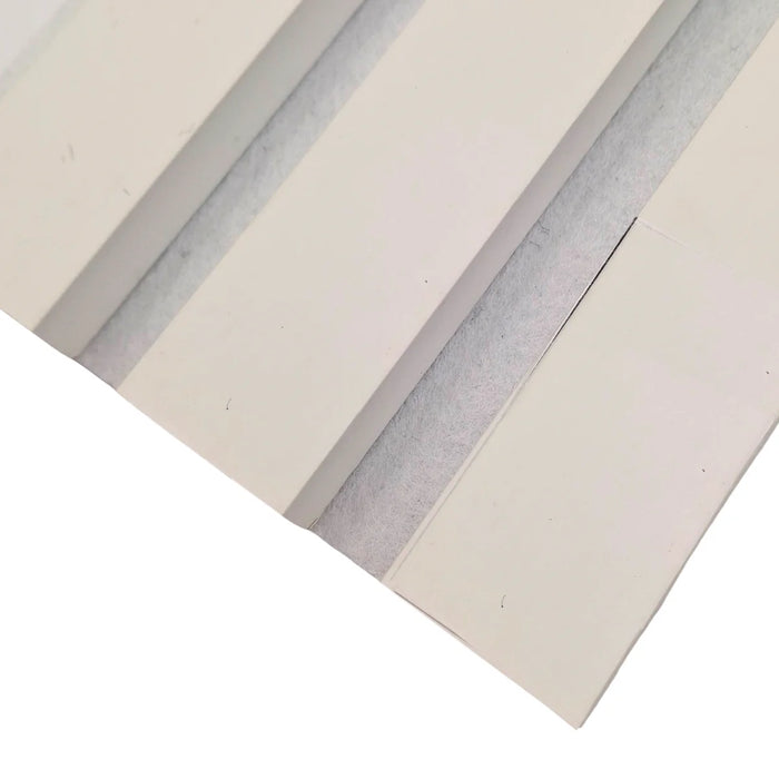 Coloured Acoustic Slatted Wall Panels - 3 sided -