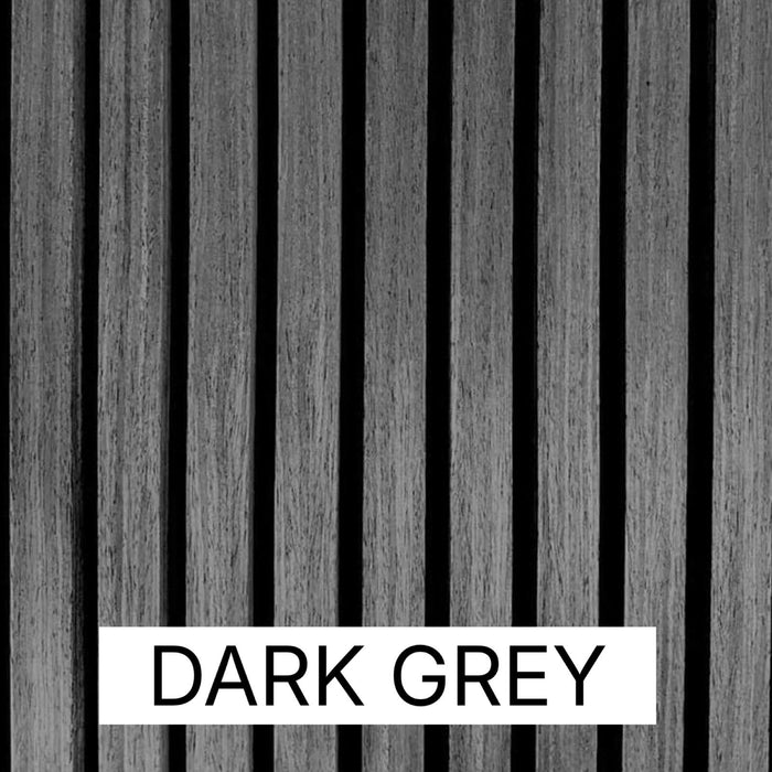 Premium Acoustic Wall Panels – Wooden Slatted Felt Back Panel 2400mm x 600mm (1.44m²)