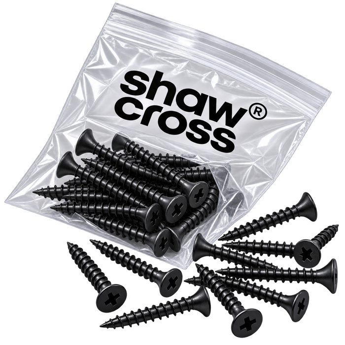 X20 Black Acoustic  Screws