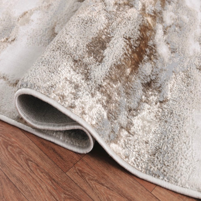Beige shimmer Nevada Flosh Rug (400)