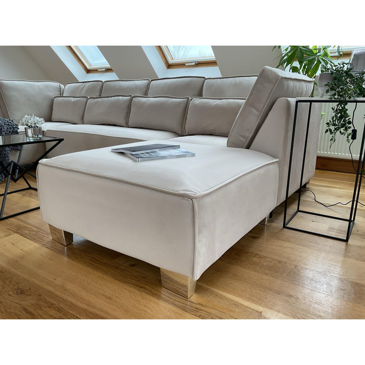 Sloane Luxury U shape corner sofa -Various Fabric Choice