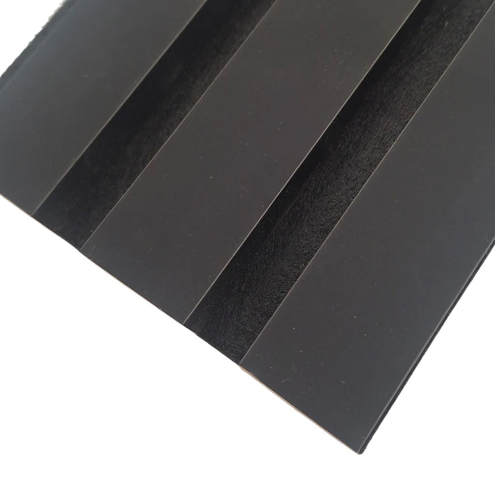 Coloured Acoustic Slatted Wall Panels - 3 sided -