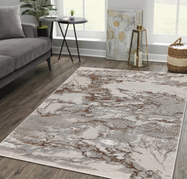 Beige shimmer Nevada Flosh Rug (400)