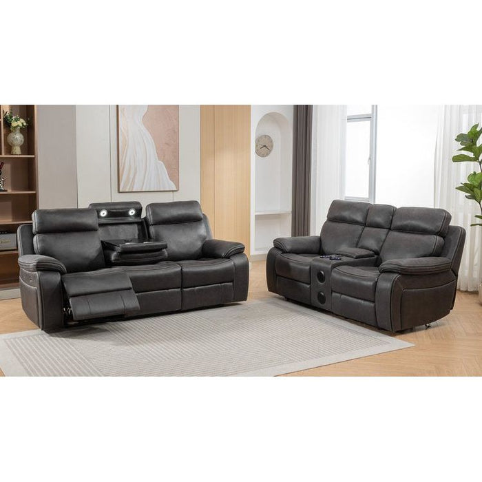Techtronic 3 seater & 2 Seater Inc Fabric Electric Recliner Sofa
