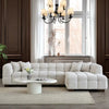 Muirfield Boucle Fabric Chaise Corner Sofa in Various Colours