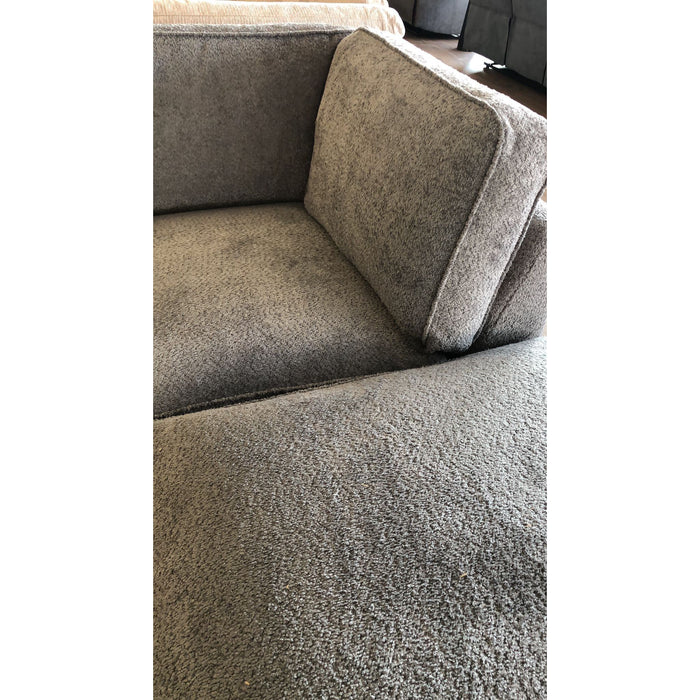 Inga U Shape Corner Sofa Set full back In grey boucle Fabric
