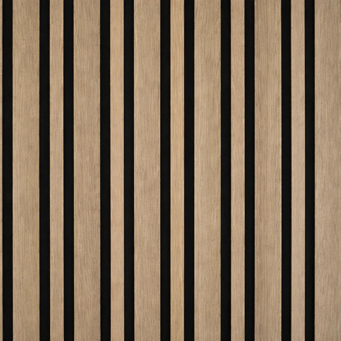 Multi width Dark Oak Acoustic wall panel 2400mm x 600mm