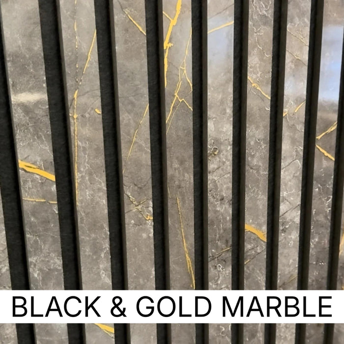 Premium Acoustic Wall Panels – Wooden Slatted Felt Back Panel 2400mm x 600mm (1.44m²)