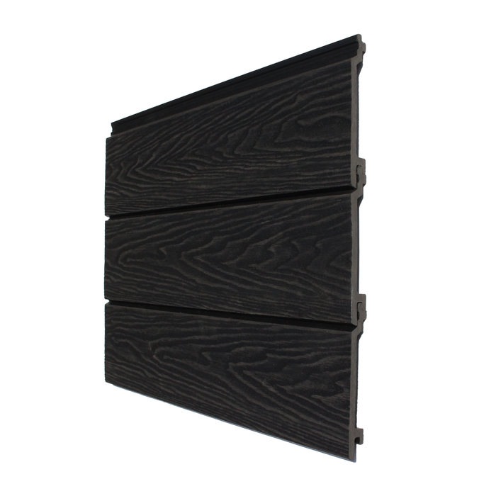 Wall Panel Cladding 87E - Black - Outdoor - 290cm x 13.5cm