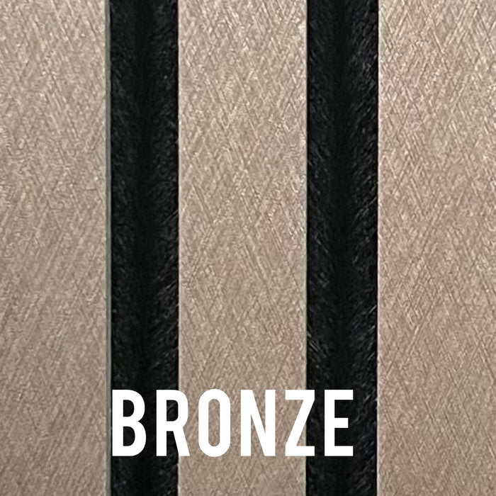 Premium Acoustic Wall Panels – Wooden Slatted Felt Back Panel 2400mm x 600mm x 17mm (1.44m²)