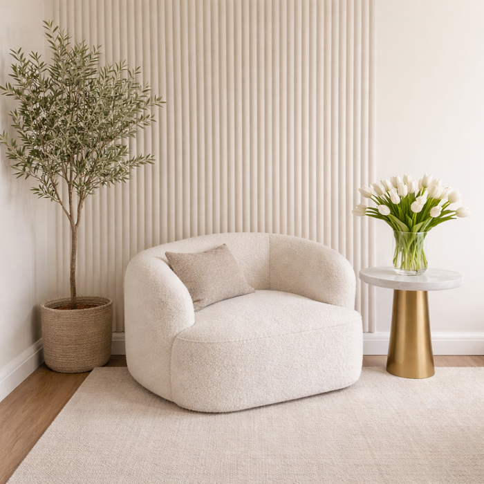 Paintable Flutted wooden Premium wall Panels 2400mm x 600mm