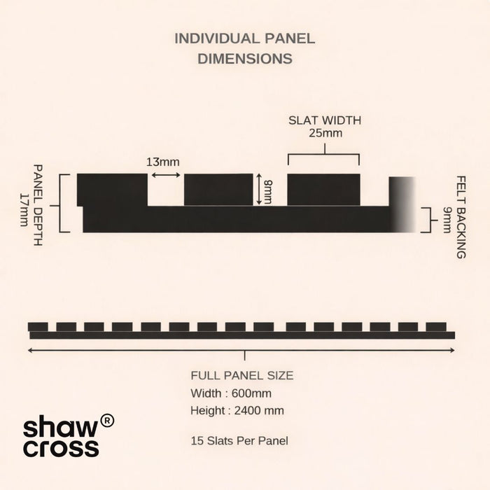 Acoustic White marble Premium wooden wall Panel 2400mm x 600mm