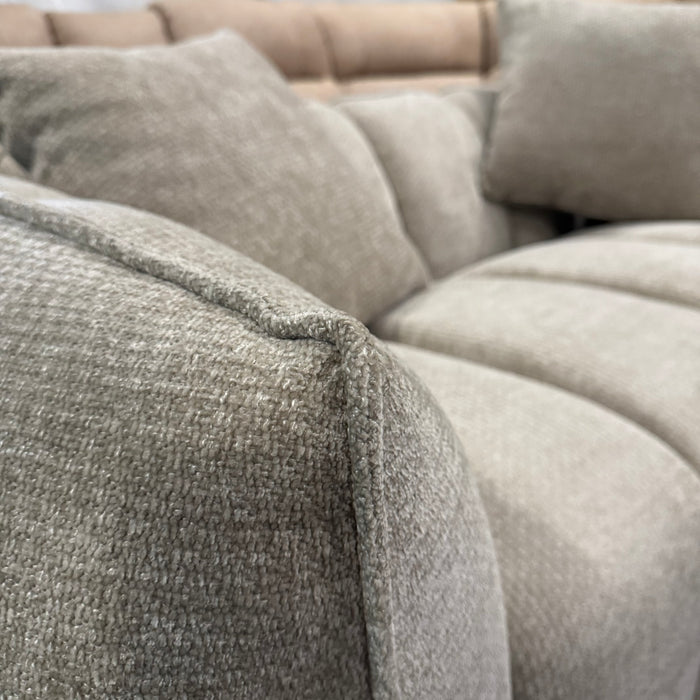 Pumpkin 3 Seater & 2 Seater in oatmeal fabric