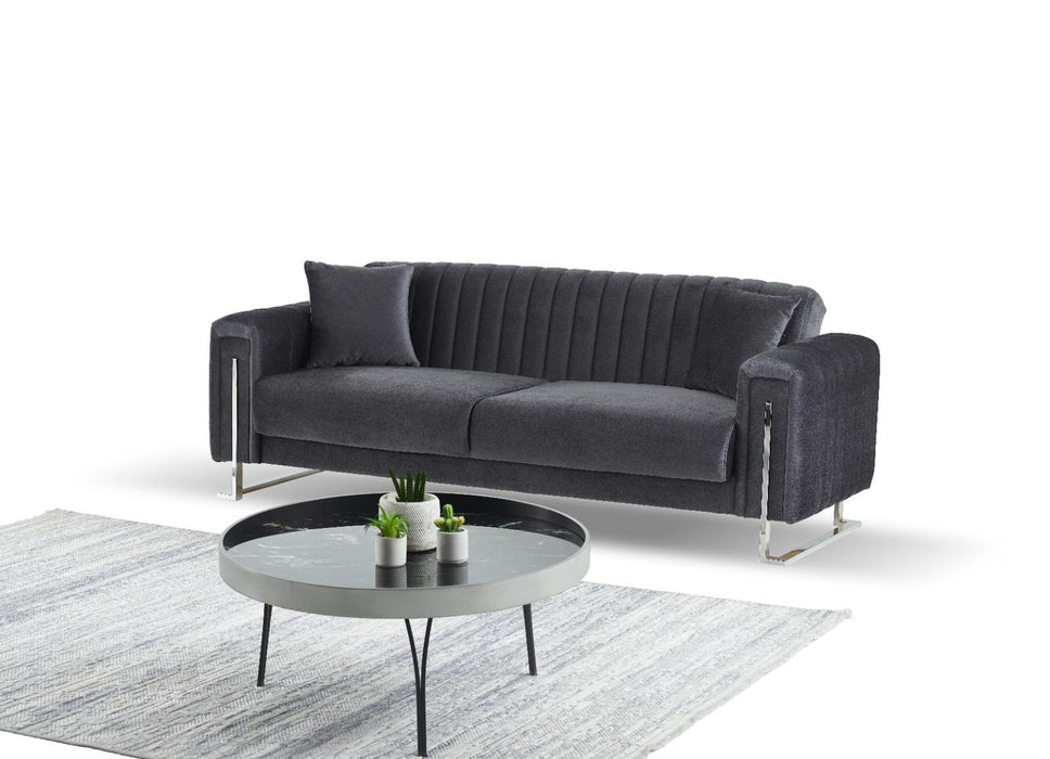 Aurora 3&2 plush velvet sofa bed set