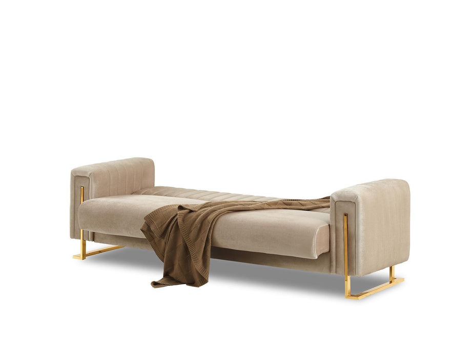 Aurora 3&2 plush velvet sofa bed set