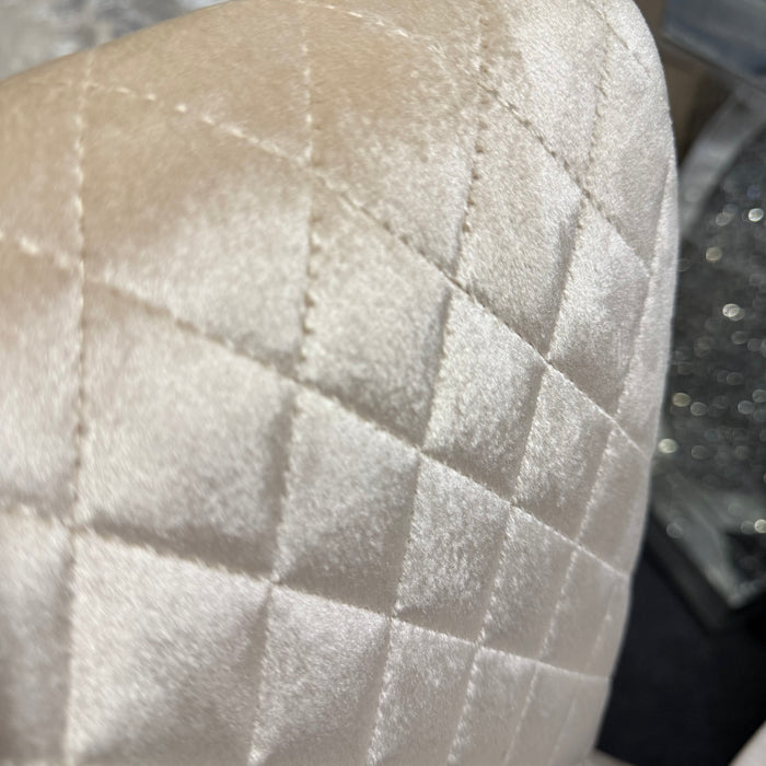 Louis Luxury 1.8m Cream marble with Victoria dining chairs and bench