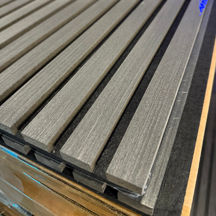 Acoustic Charcoal Premium wooden wall Panel 2400mm x 600mm