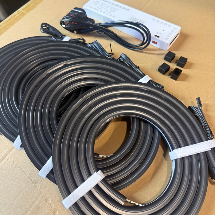4 strip Multi coloured Flexible Acoustic panel L.E.D lights |4 Strips included 2.4m Remote controlled