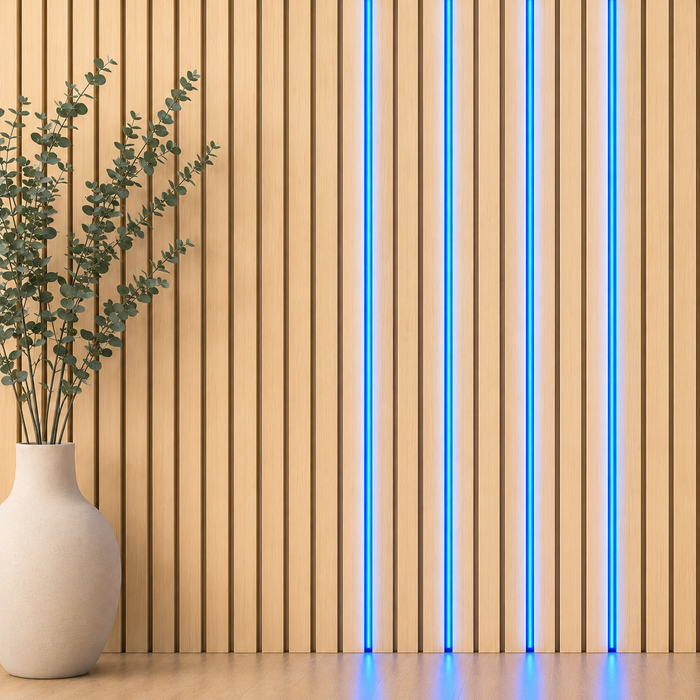 4 strip Multi coloured Flexible Acoustic panel L.E.D lights |4 Strips included 2.4m Remote controlled