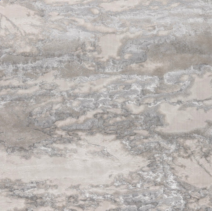 Grey shimmer Nevada Grey Flosh Rug (400)