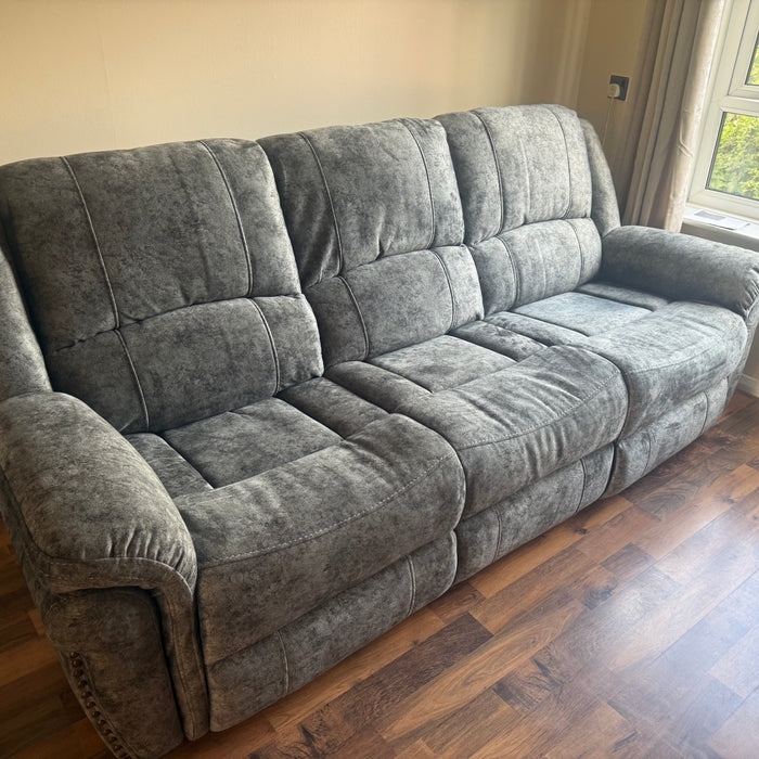Infinity Fabric Electric modular 3 seater Recliner