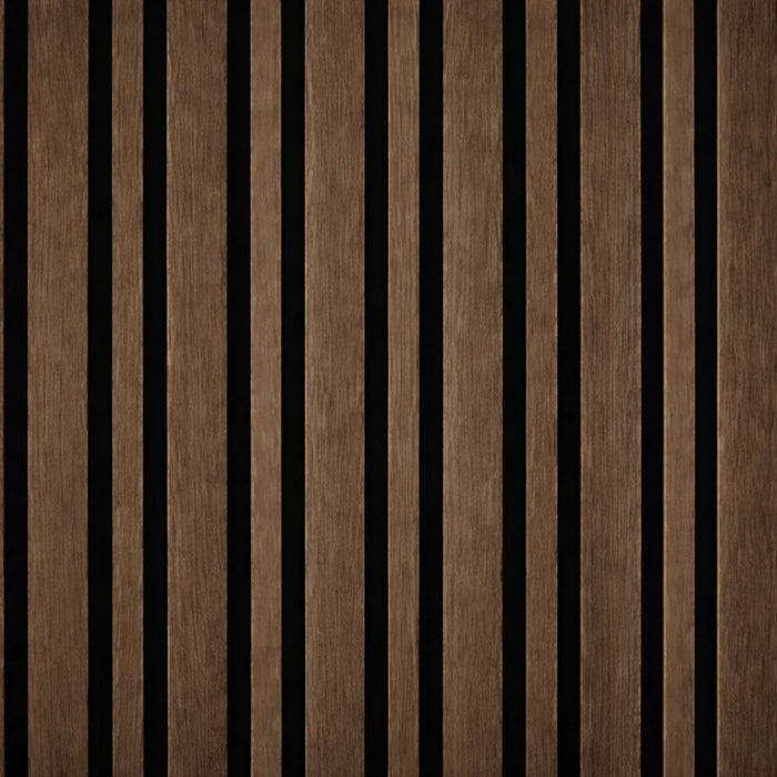 Multi width Walnut Acoustic wall panel 2400mm x 600mm