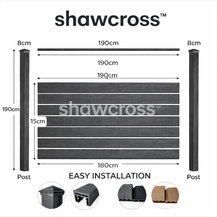 Composite Fencing Bay Kit