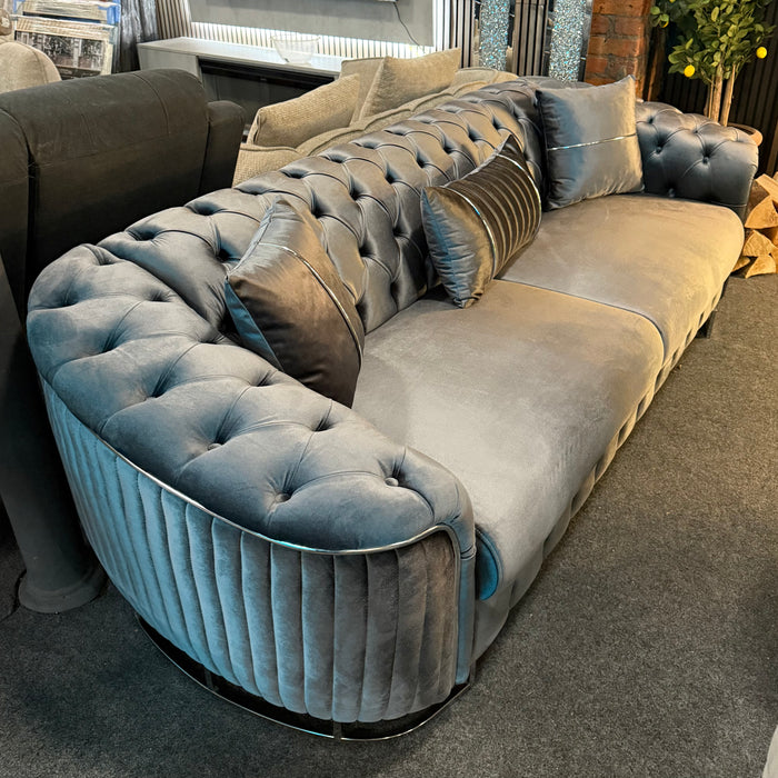 Calcutta 3 Seater in plush velvet sofa