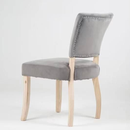 Promo Mimi light grey fabric dining chair