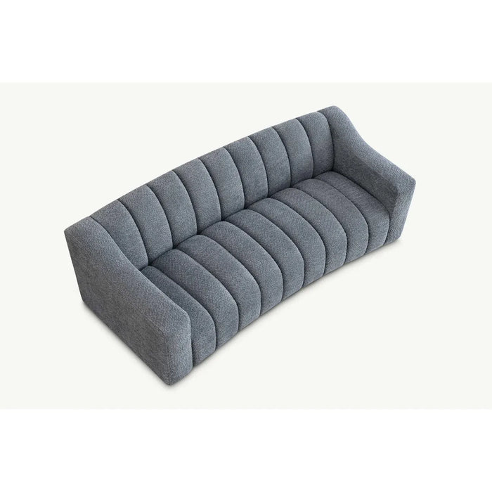 Astoria 3 Seater Boucle Fabric Sofa in Iron Grey