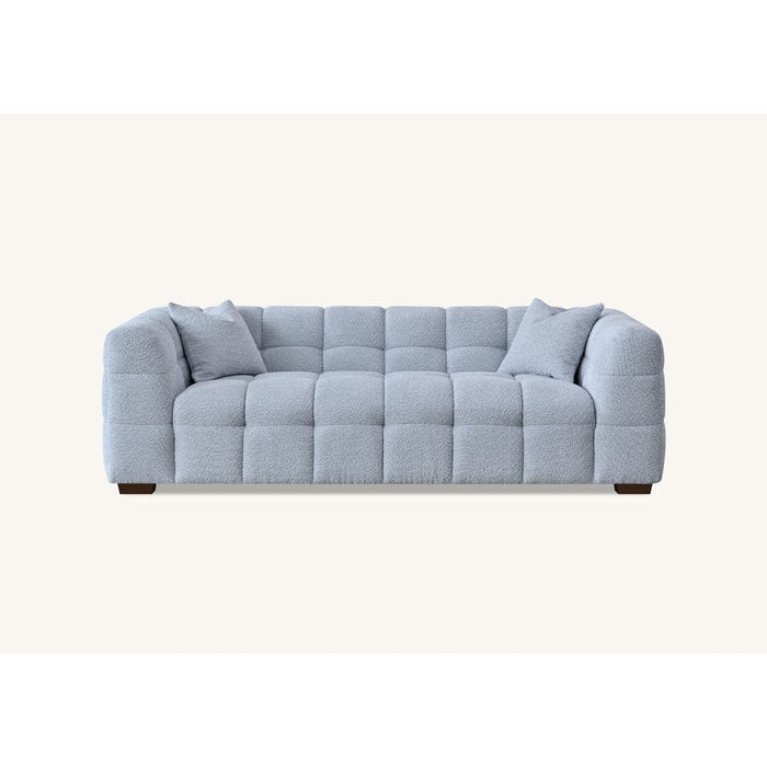 Tribeca Boucle Fabric Sofa in Pearl