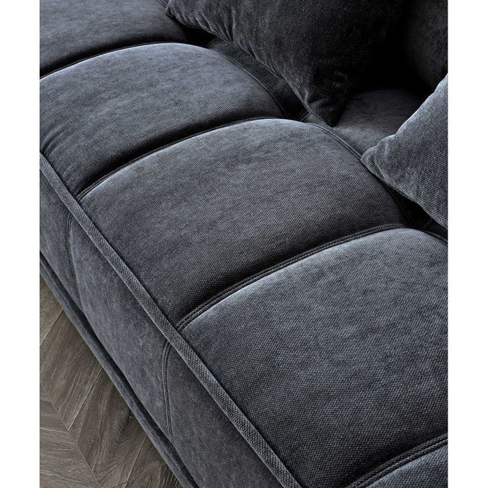 Gramercy 2 Seater Sofa in Steel Velvet