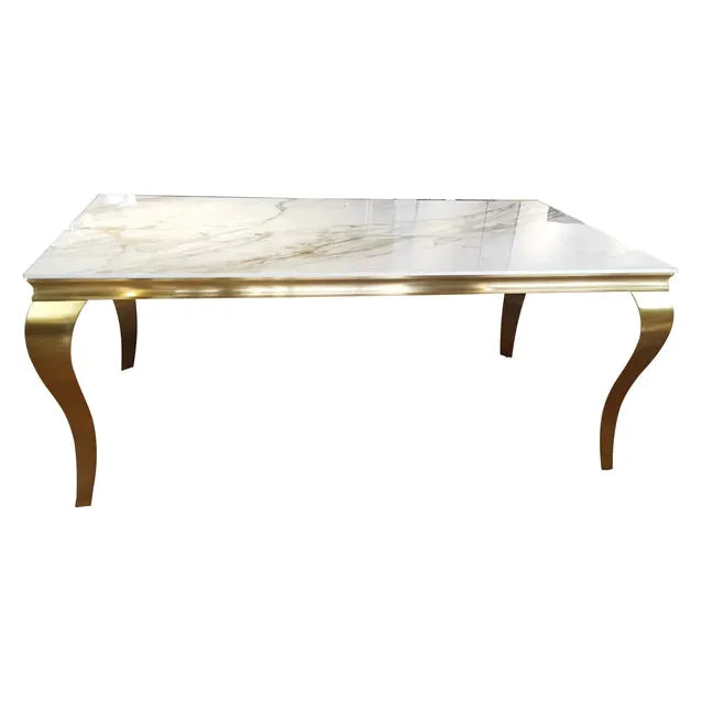 Lewis Gold 1.5/1.8m Dining Table