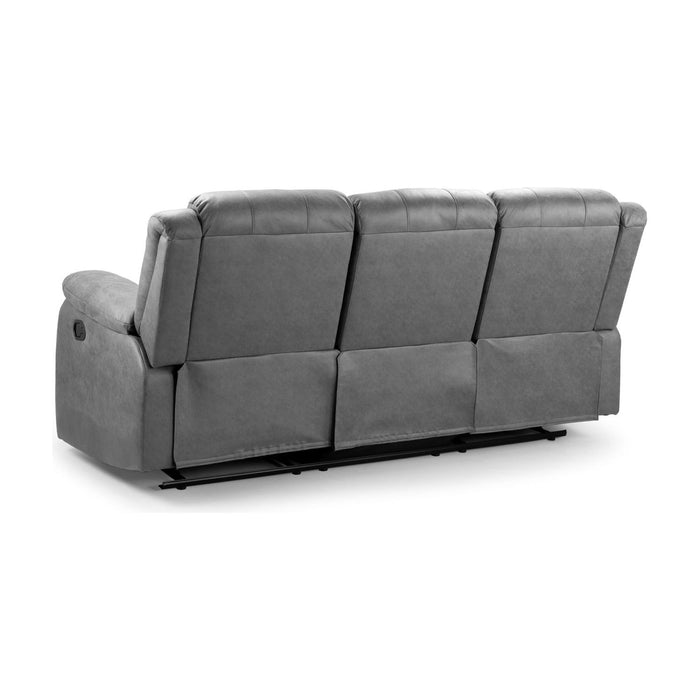 Montana 3 Seater Recliner Sofa and x2 Armchairs in Grey