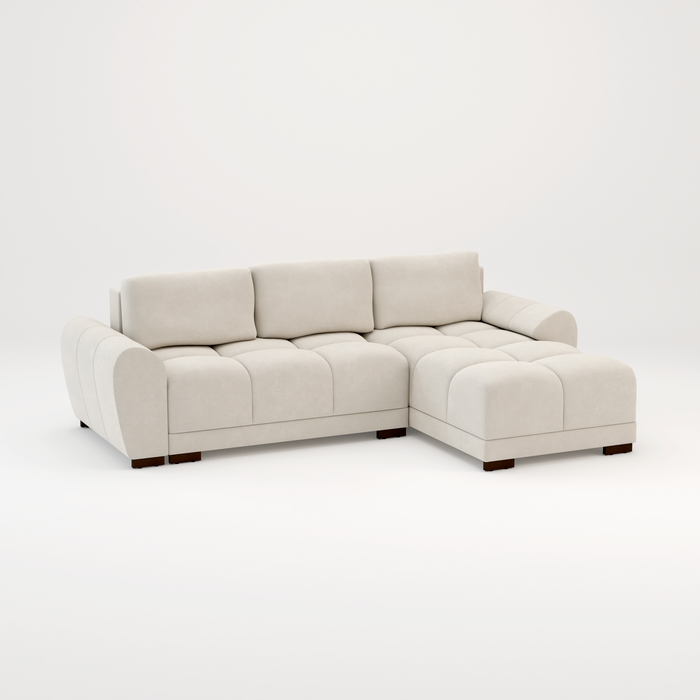 Azzuro sofa bed Cream or Grey corner sofa bed