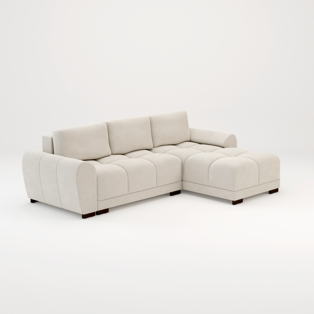 Azzuro sofa bed Cream or Grey corner sofa bed