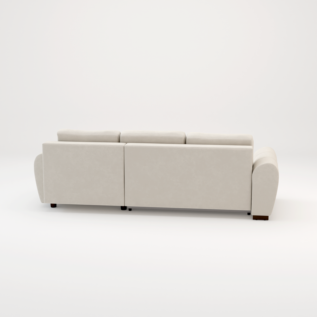 Azzuro sofa bed Cream or Grey corner sofa bed