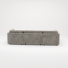 Bishop U Shape Scatter back Corner Sofa Set In Truffle Or Platinum Grey Fabric