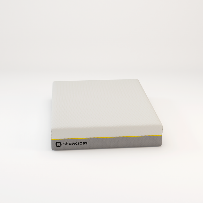 Memory foam back care Platinum + Hybrid pure memory mattress yellow trim